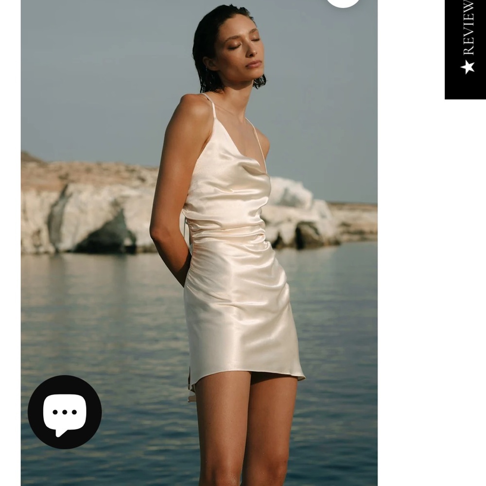 Shona Joy Cream Mini Dress